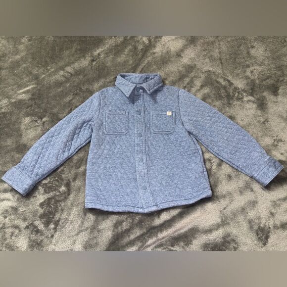 5t boys easy peasy blue quilted jacket - Picture 1 of 3
